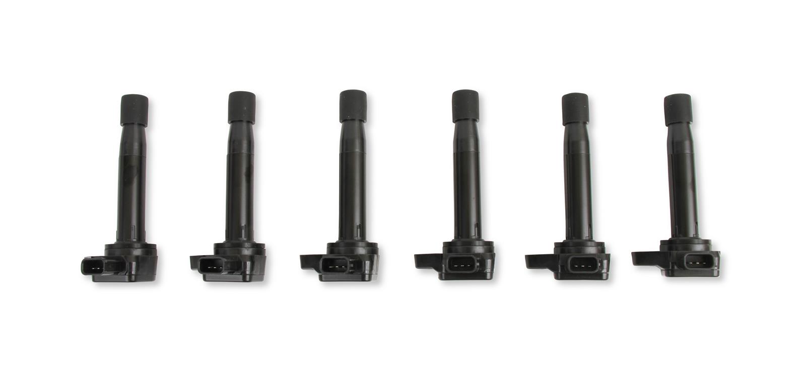 ACCEL Super Coils 140085K-6 Ignition Coils, Coils, Coil Pack Style, Epoxy, Female/Socket, Black, Square, for use on Acura®, for use on Honda®, Set of 6 thumbnail 4