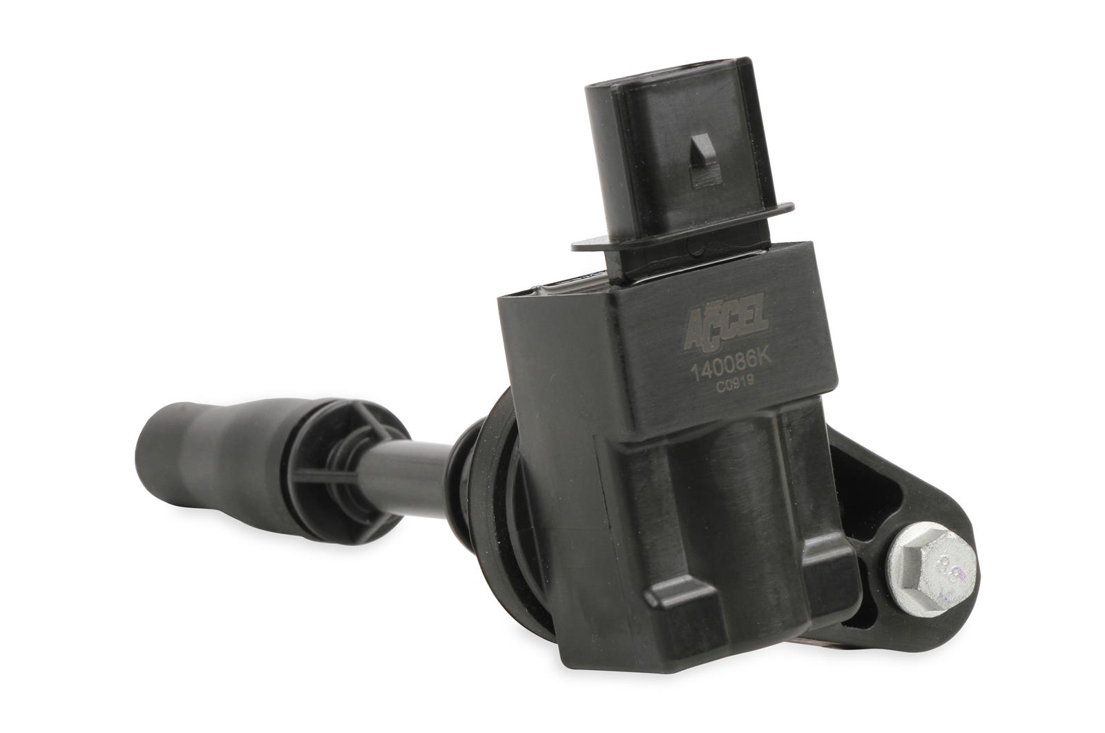 ACCEL Super Coils 140086K-4 Ignition Coils, Coils, Coil Pack Style, Female/Socket, Epoxy, Square, Black, Buick, Cadillac, Chevrolet, GMC, Set of 4 thumbnail 2