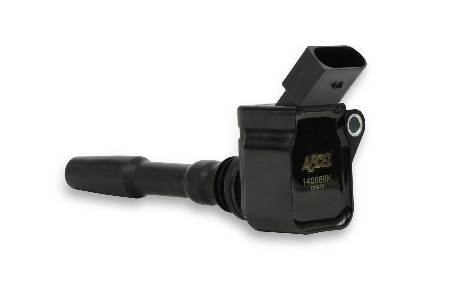 ACCEL Super Coils 140088K Ignition Coils, Coils, Coil Pack Style, Female/Socket, Epoxy, Square, Black, Audi, Volkswagen, Each thumbnail 2