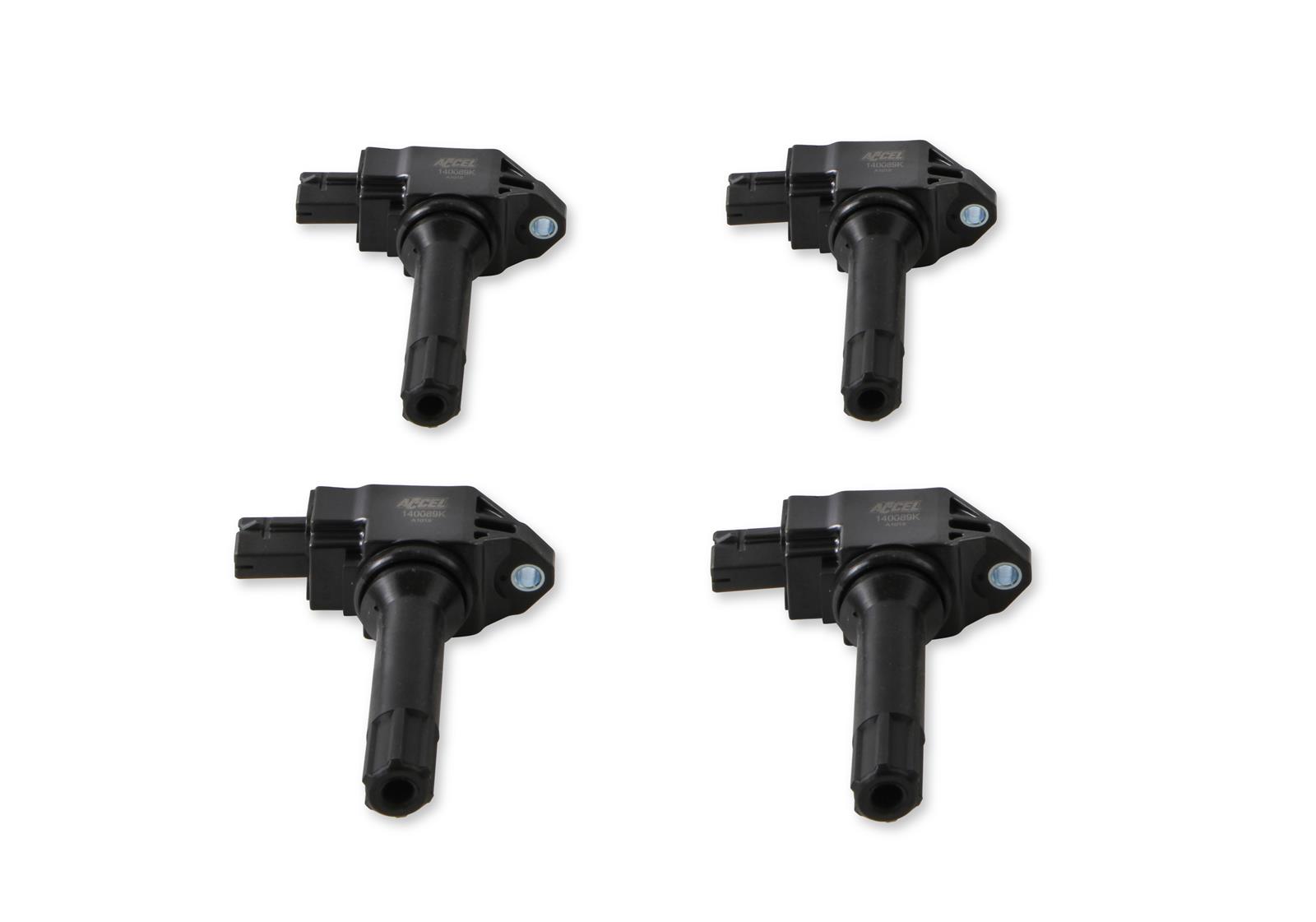 ACCEL Super Coils 140089K-4 Ignition Coils, Coils, Coil Pack Style, Female/Socket, Epoxy, Square, Black, Scion, Subaru, Toyota, Set of 4 thumbnail 2