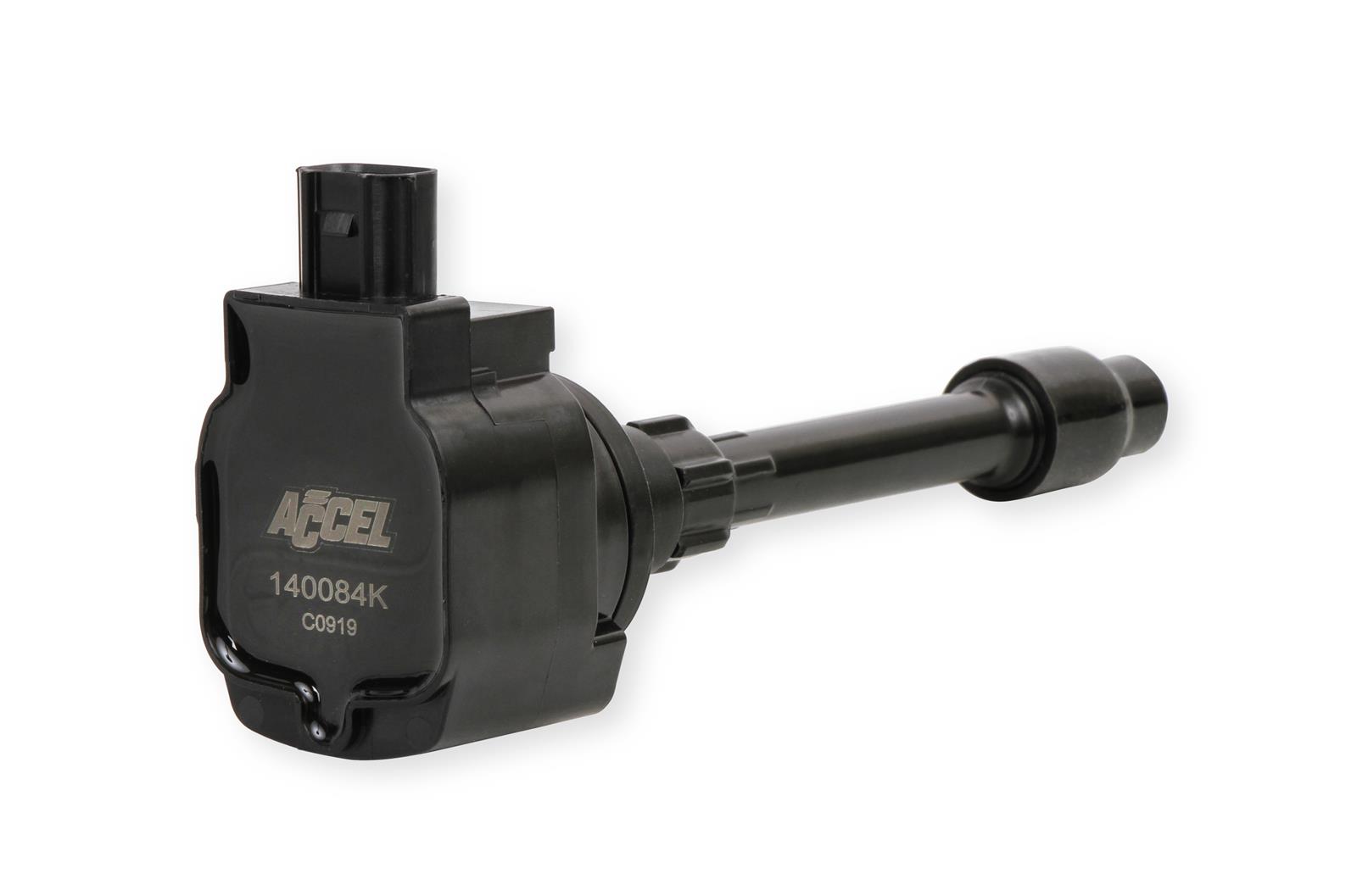 ACCEL Super Coils 140084K Ignition Coils, Coils, Coil Pack Style, Male/HEI, Epoxy, Black, for use on Honda®, Each