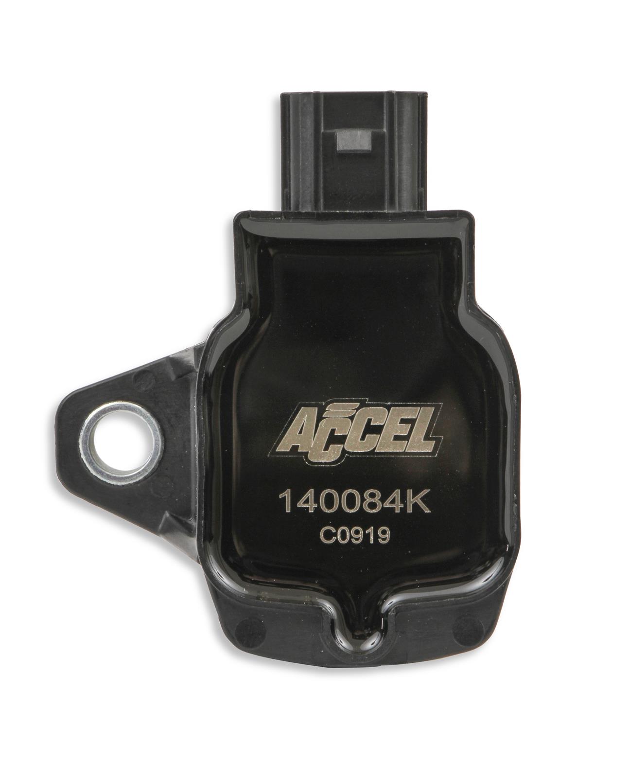 ACCEL Super Coils 140084K Ignition Coils, Coils, Coil Pack Style, Male/HEI, Epoxy, Black, for use on Honda®, Each thumbnail 3