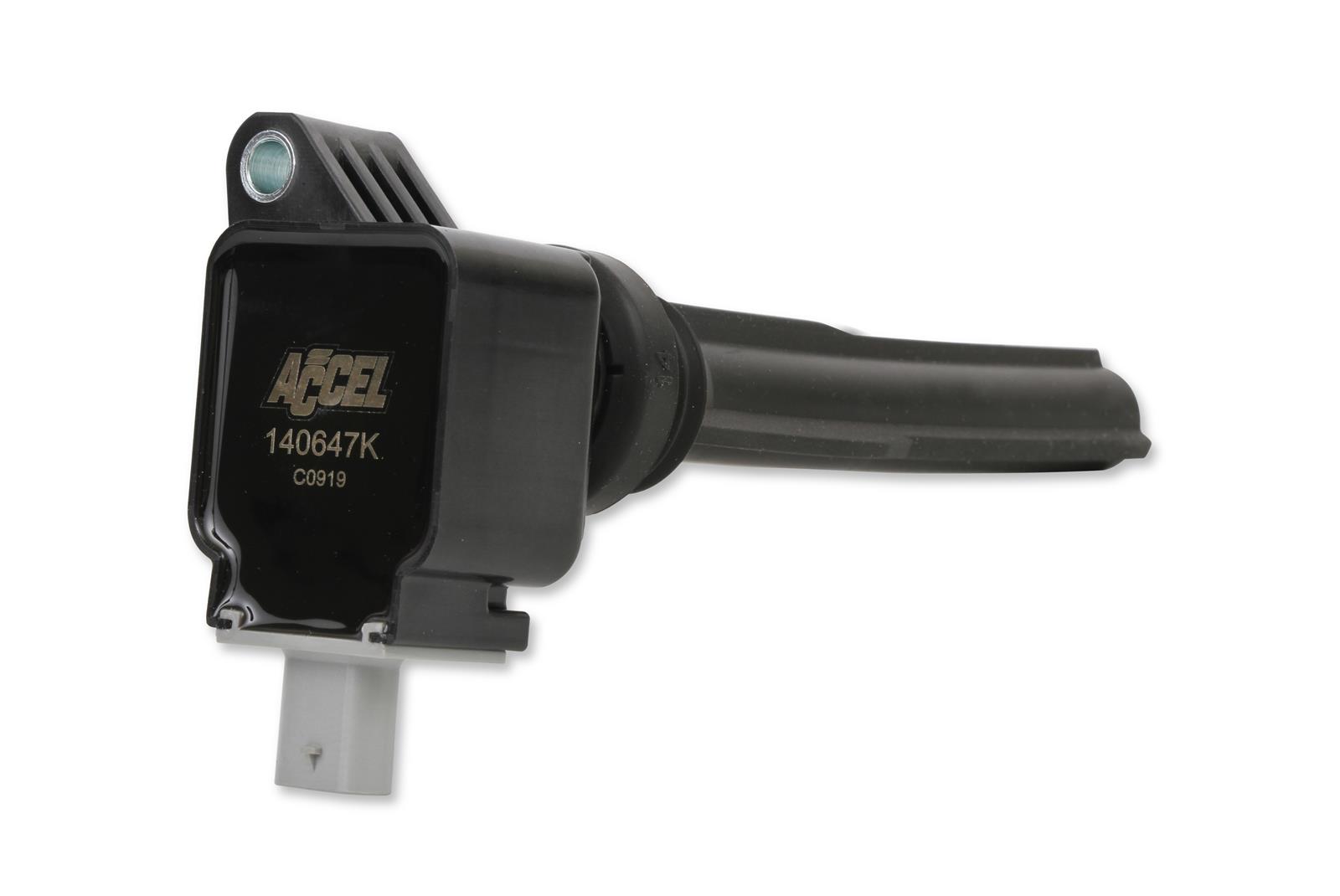 ACCEL Super Coils 140647K-6 Ignition Coils, Coil-On-Plug, Epoxy, Black, Square, Ford, 3.5L, EcoBoost, Set of 6
