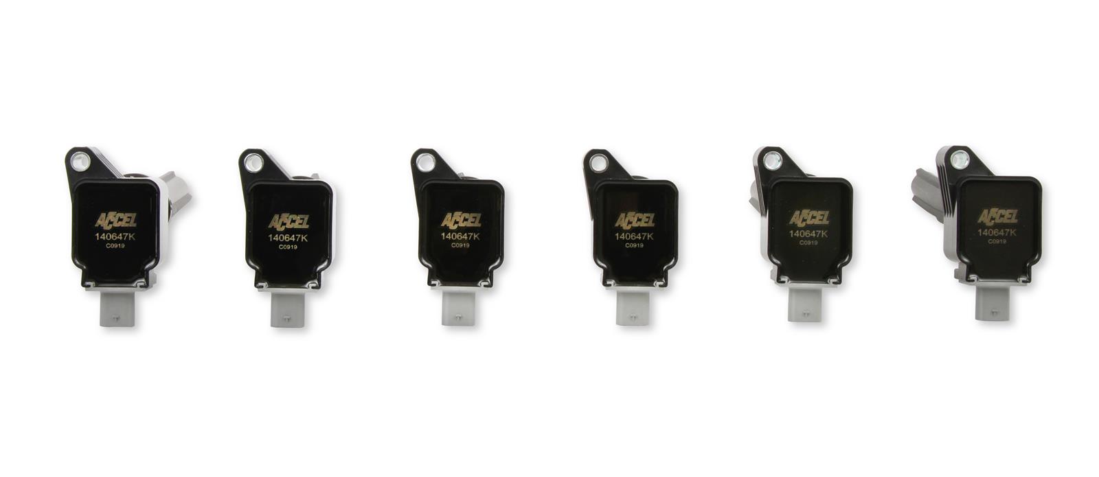 ACCEL Super Coils 140647K-6 Ignition Coils, Coil-On-Plug, Epoxy, Black, Square, Ford, 3.5L, EcoBoost, Set of 6 thumbnail 5