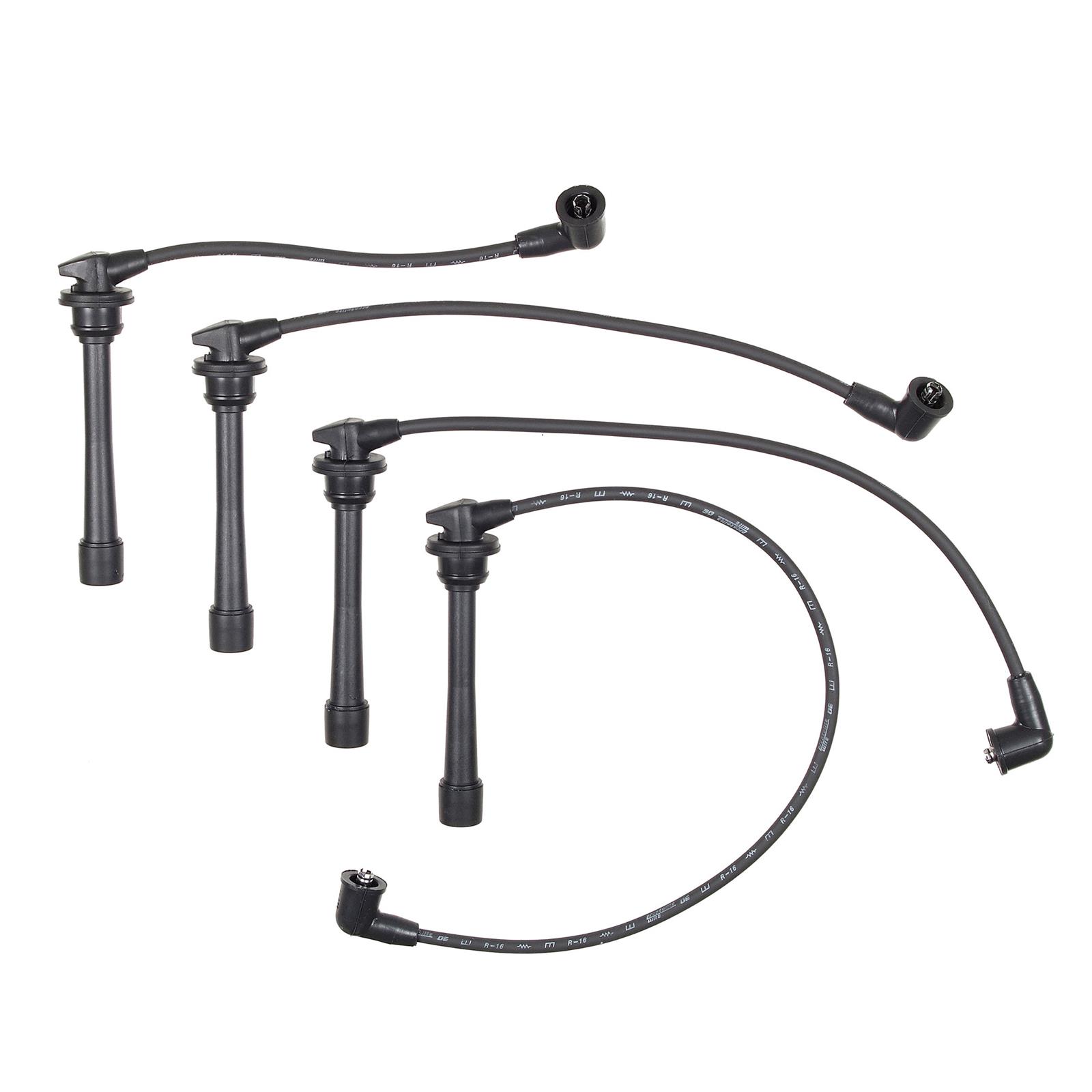 ACCEL ProConnect Spark Plug Wire Sets 184035 Sets, ProConnect, OE Replacement, Black Wire, Black Silicone Boot, RFI Suppression, Hyundai, Kia, 1.8L, 2.0L, Set