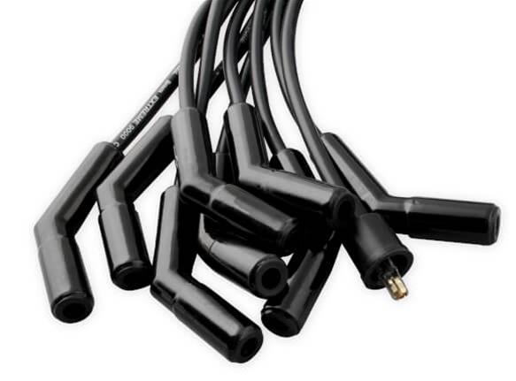 ACCEL Extreme 9000 Ceramic Spark Plug Wire Sets 9002CK Wires, Ceramic, Spiral Core, 8mm, Black, Black 135 Degree Boots, Universal, V8, Set thumbnail 3