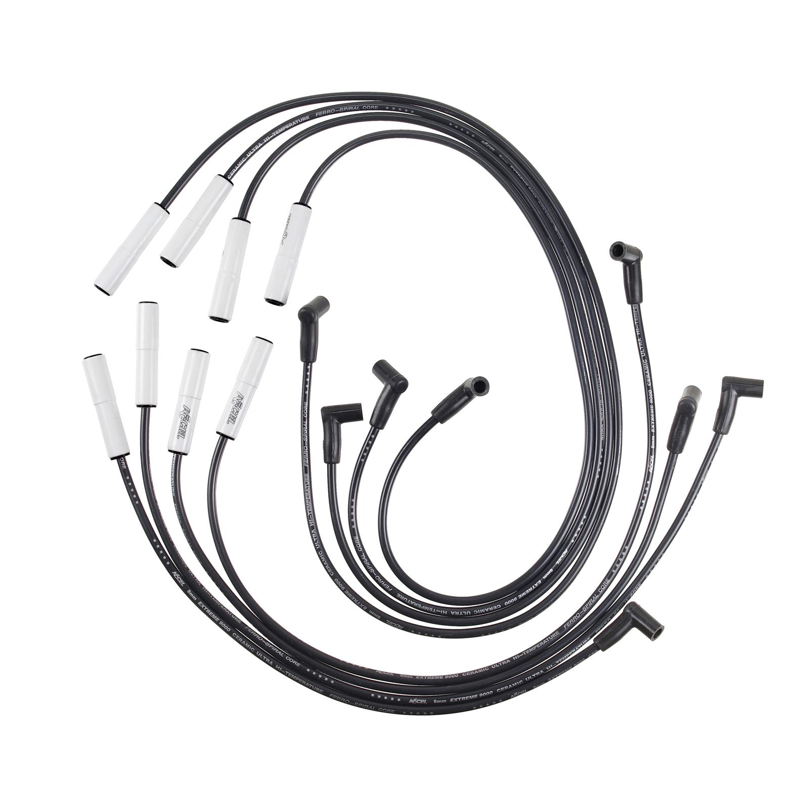 Accel 9019C ACCEL Extreme 9000 Ceramic Spark Plug Wire Sets Summit Racing