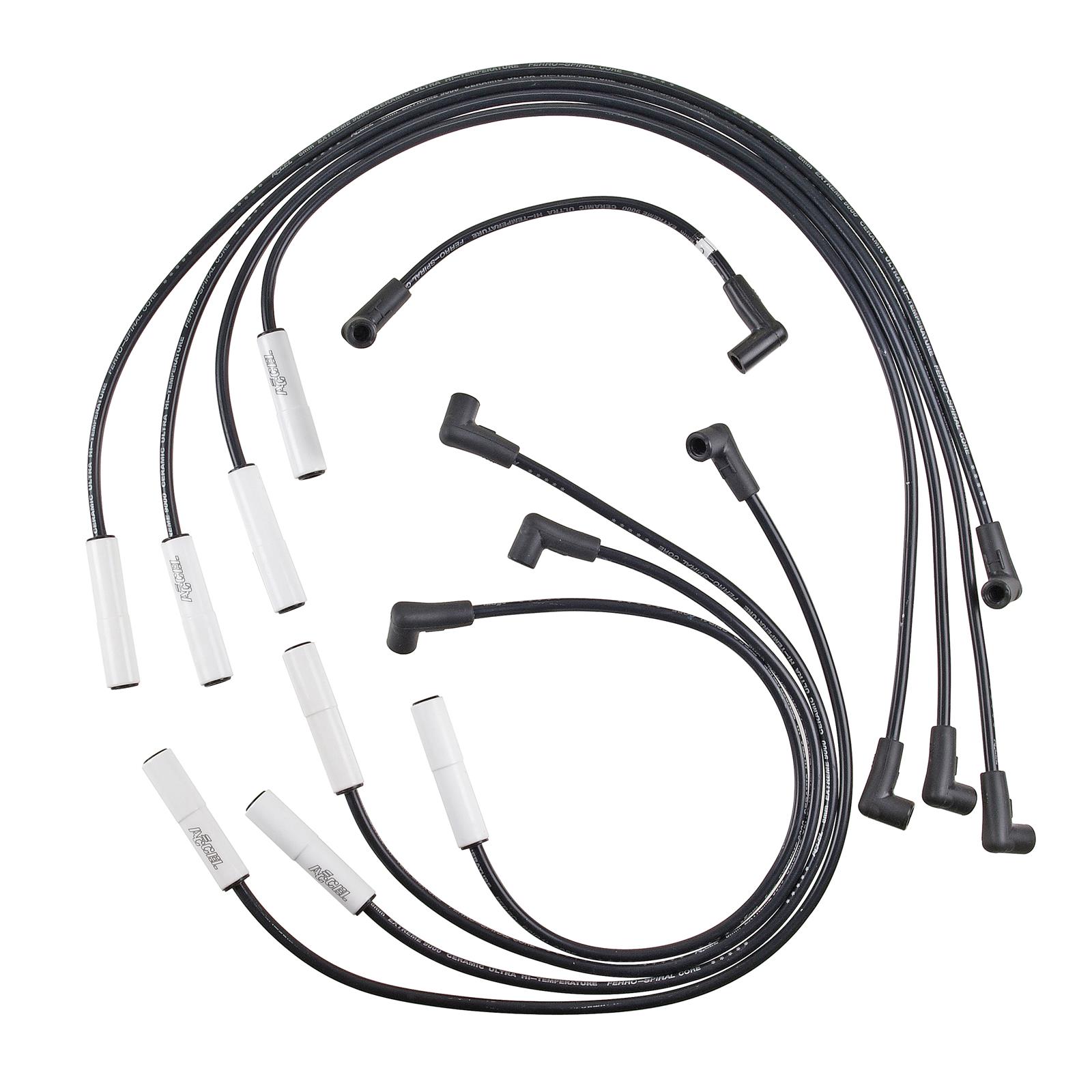 Accel 9024C ACCEL Extreme 9000 Ceramic Spark Plug Wire Sets Summit Racing