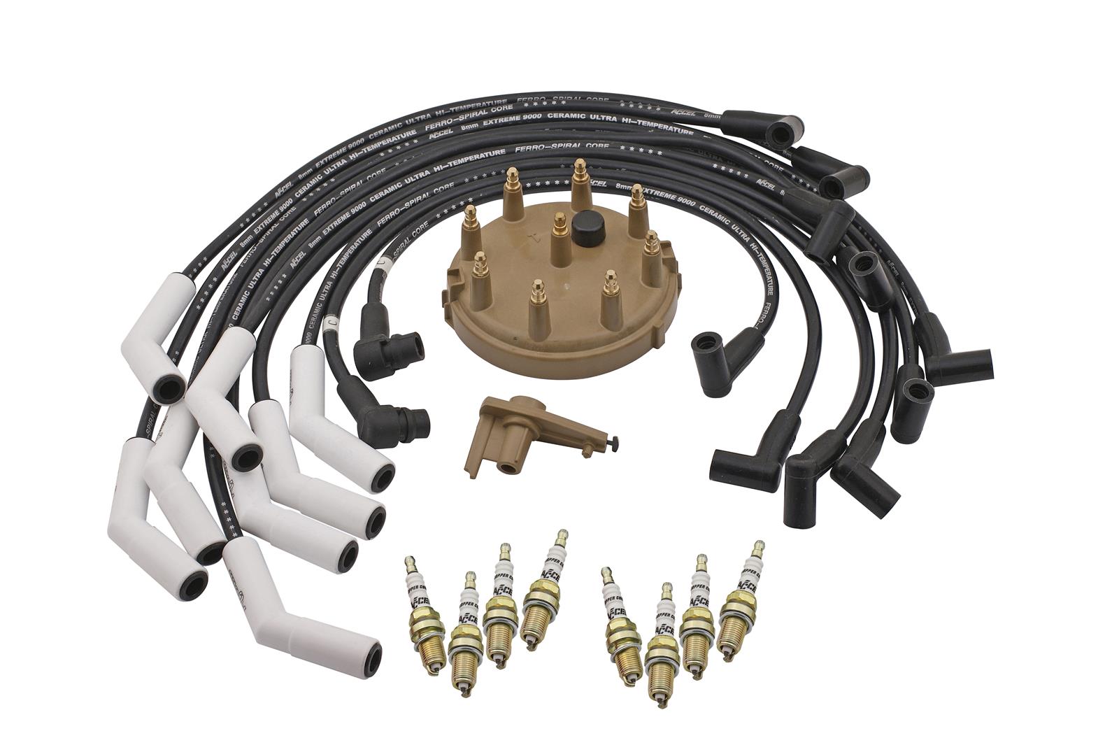 ACCEL Truck Super Tune-Up Kits TST15 Ignition Kit, Ford, Truck, Van, SUV, 5.0, 5.8L V8, Kit