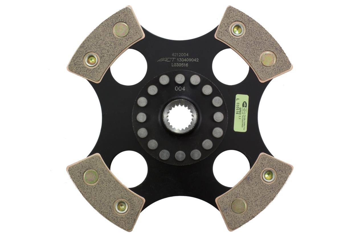ACT 1989 Honda Civic 4 Pad Rigid Race Disc thumbnail 3