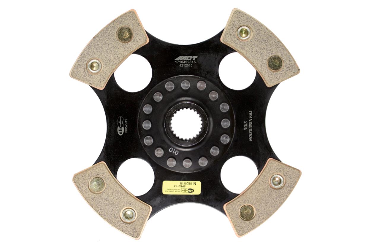 ACT 2000 Honda S2000 4 Pad Rigid Race Disc thumbnail 3