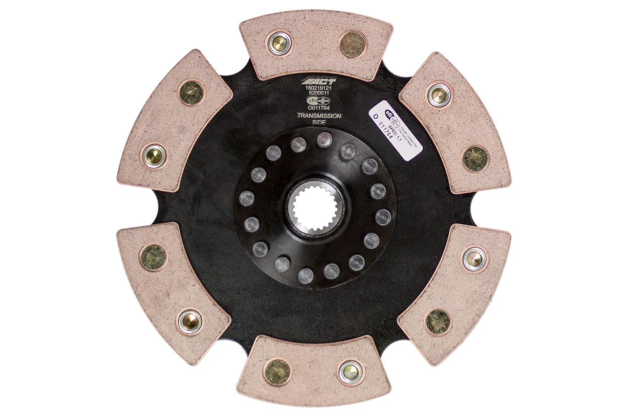 ACT 1988 Honda Civic 6 Pad Rigid Race Disc thumbnail 3