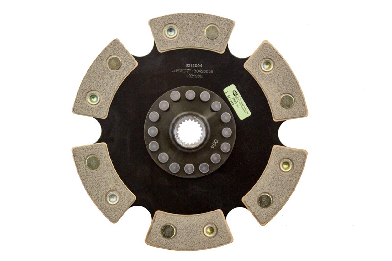 ACT 1989 Honda Civic 6 Pad Rigid Race Disc thumbnail 2