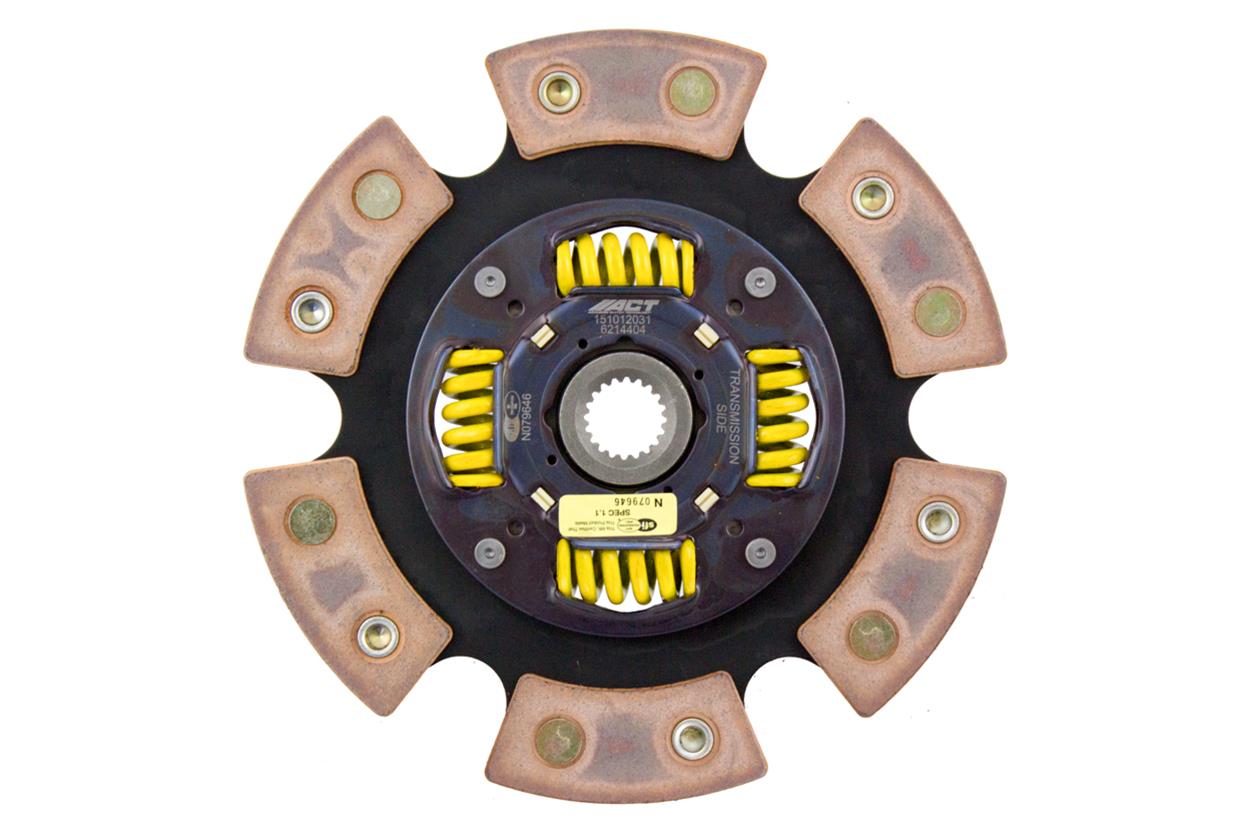 ACT 2009 Honda Civic 6 Pad Sprung Race Disc thumbnail 3