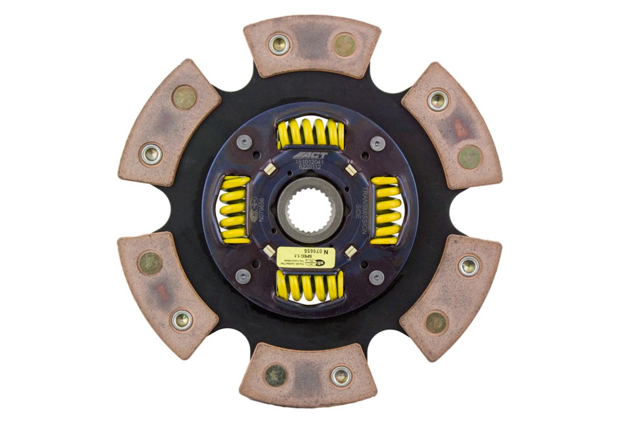 ACT 1990 Acura Integra 6 Pad Sprung Race Disc thumbnail 2