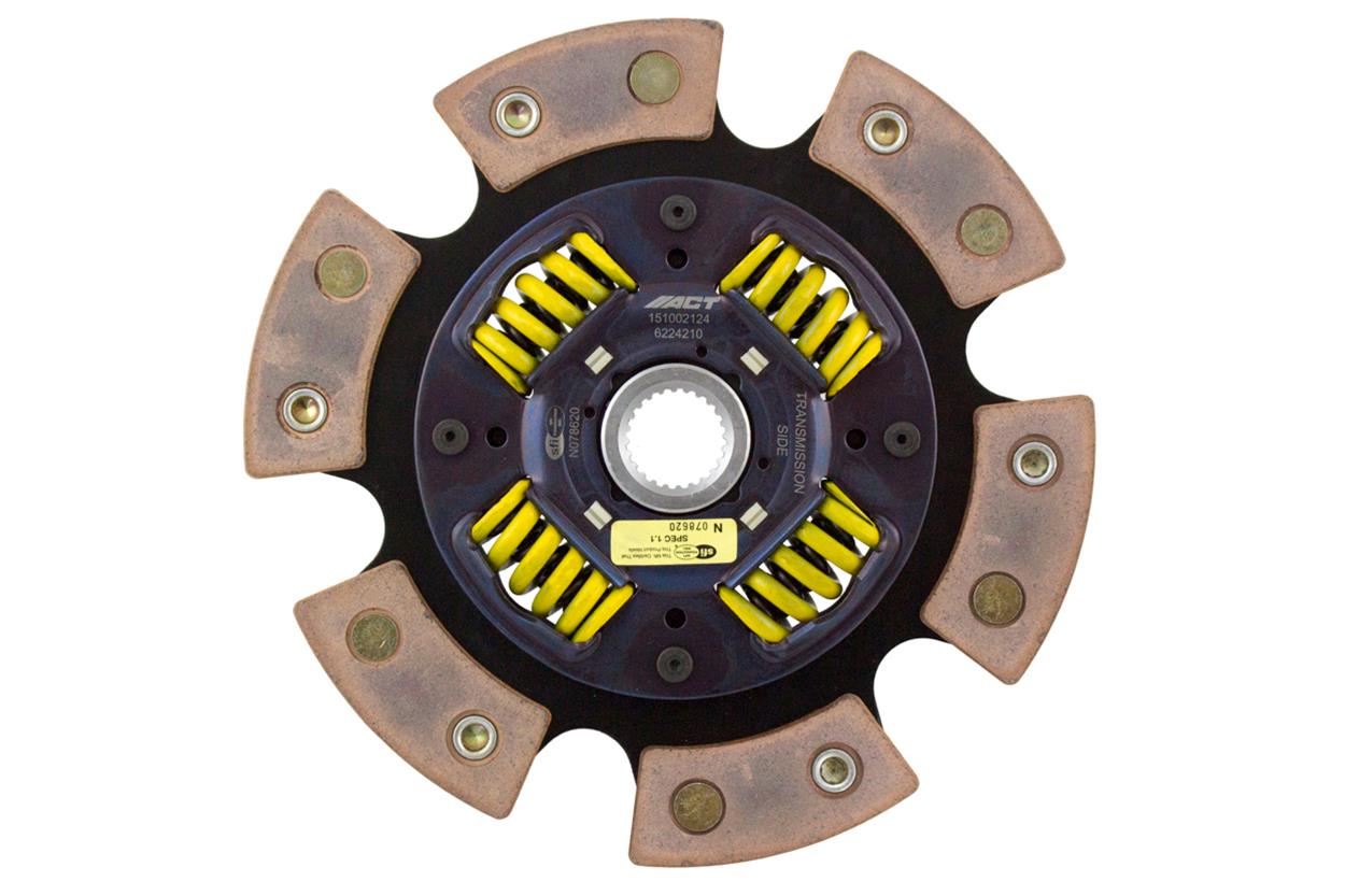 ACT 1997 Acura CL 6 Pad Sprung Race Disc thumbnail 3