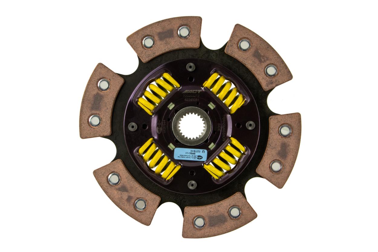 ACT 06-15 Mazda MX-5 Miata 2.0 L4 6 Pad Sprung Race Disc thumbnail 3