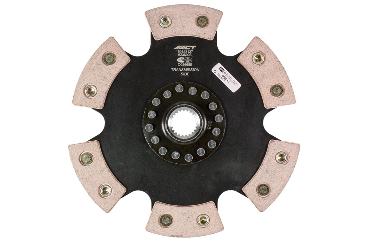 ACT 2010 Toyota Camry 6 Pad Rigid Race Disc thumbnail 3
