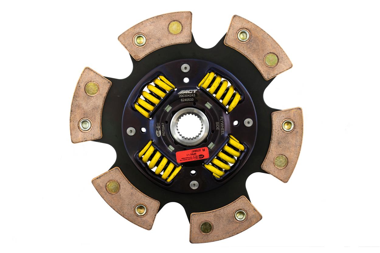 ACT 08-13 BMW 128i (E82/E88) L6-3.0L (N51/N52) 6 Pad Sprung Race Disc thumbnail 2