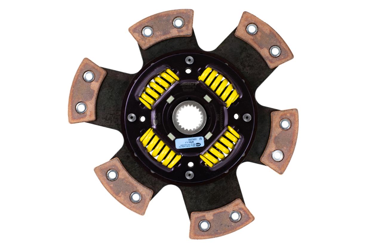 ACT Race Clutch Discs for 2020-2024 GLADIATOR, 2018-2024 WRANGLER - 6280307 Disc, 6-Paddle, Race, Ceramic, 1.125 in. Input Shaft, 21-Spline, 11.000 in. Disc, Sprung Hub, Jeep, Each thumbnail 3