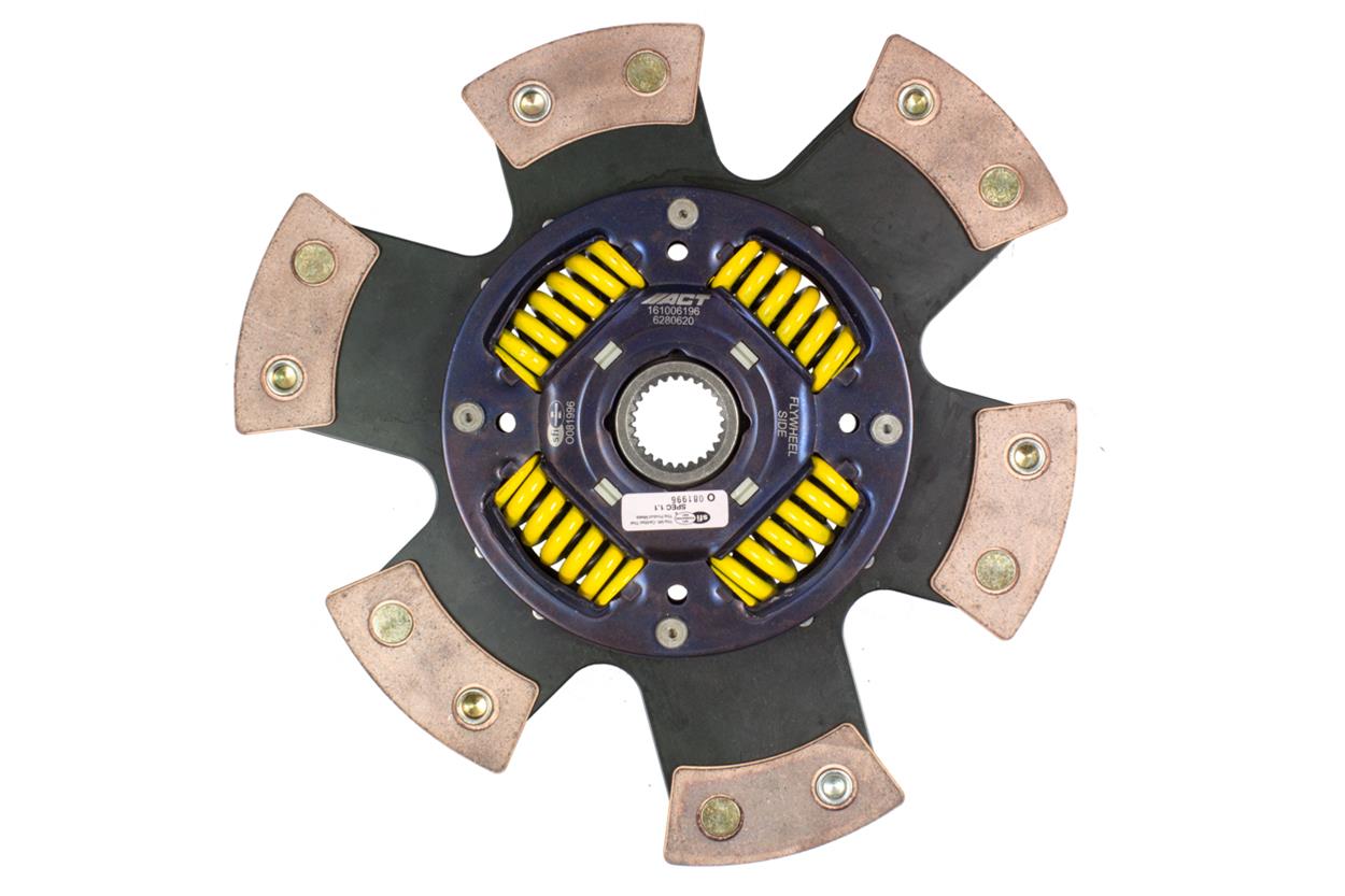 ACT 93-97 Chevrolet Camaro 6 Pad Sprung Race Disc thumbnail 3