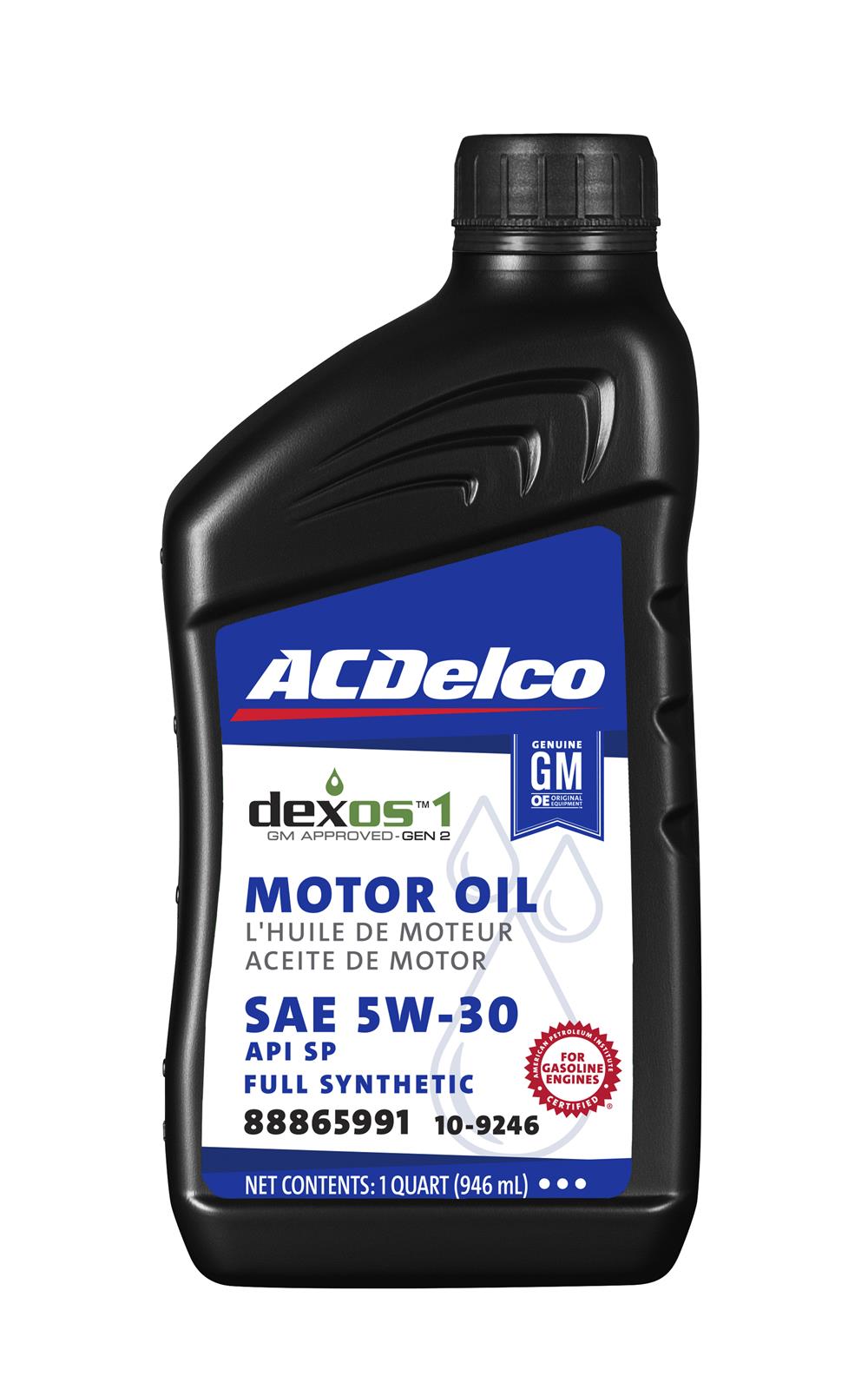 ACDelco Dexos2 Fully Synthetic Motor Oil 1 qt