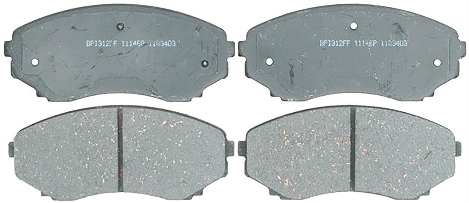 ACDelco 14D1038CH Advantage Ceramic Front Disc Brake Pad Set