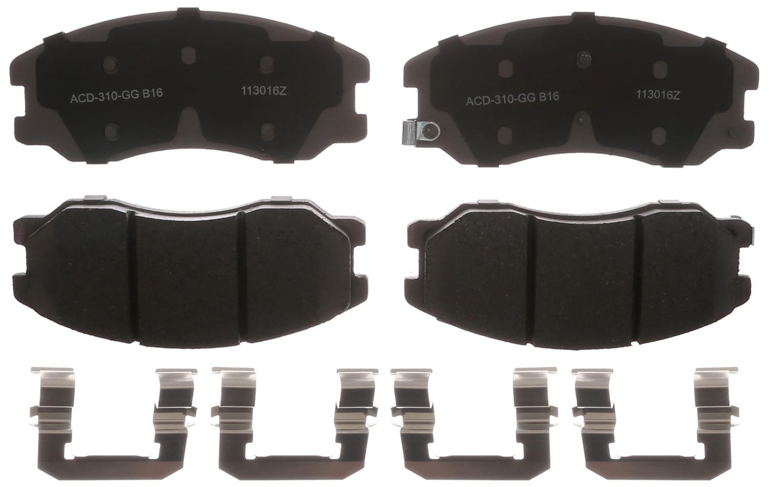 ACDelco 19360239 ACDelco Silver Brake Pads Summit Racing