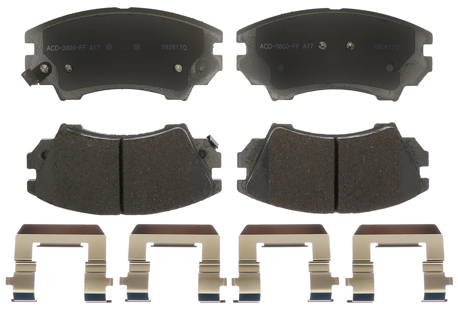 ACDelco 19386926 ACDelco Silver Brake Pads | Summit Racing