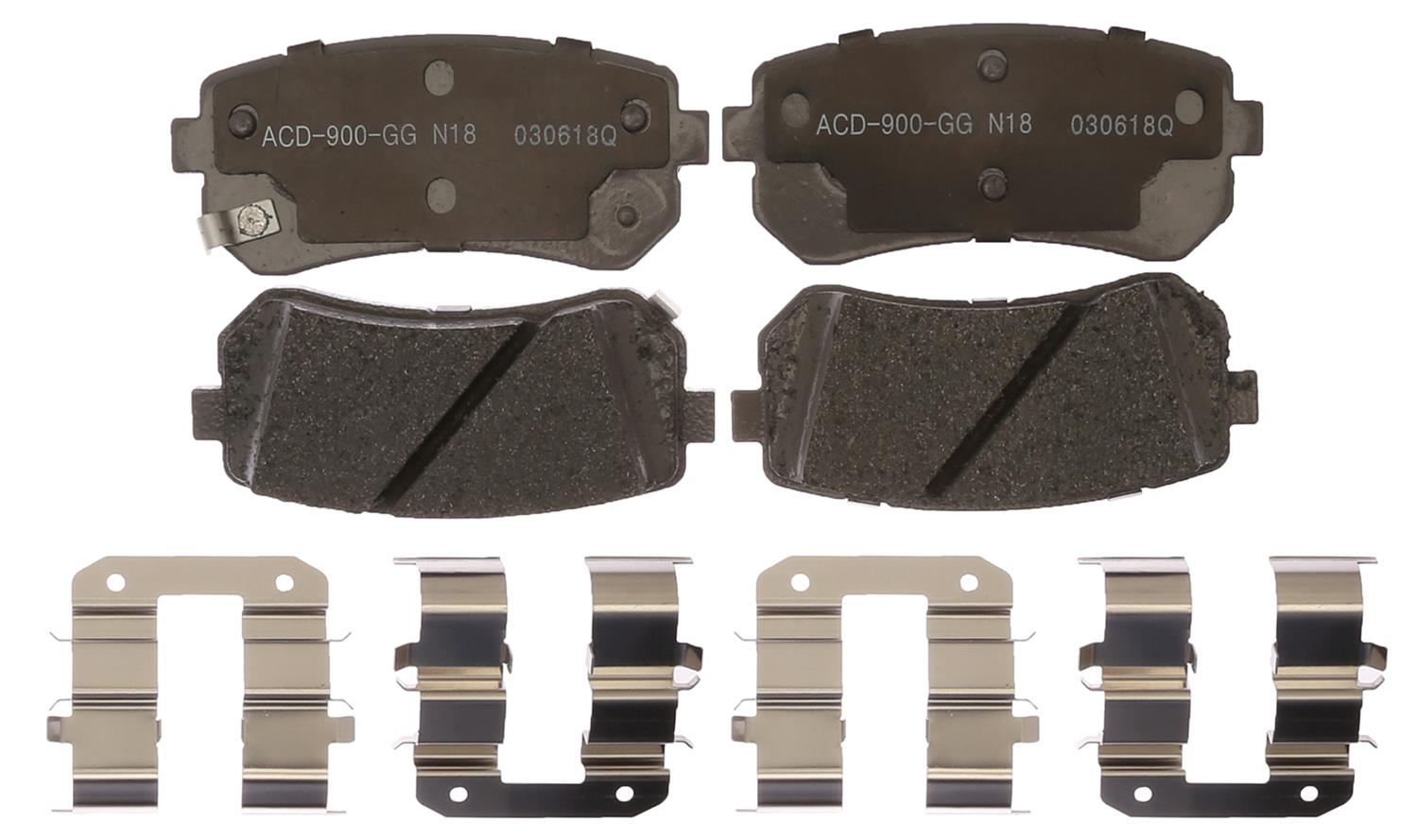 ACDelco 19383542 ACDelco Silver Brake Pads | Summit Racing