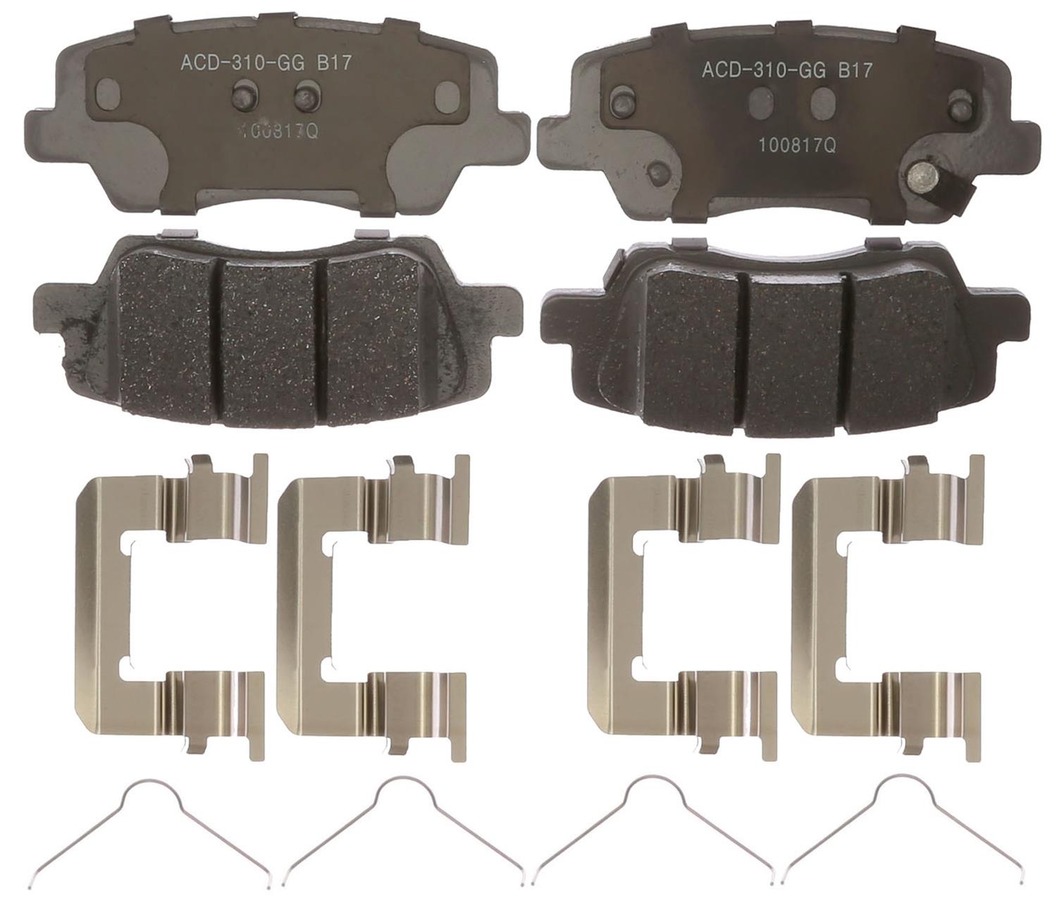 ACDelco 19381679 ACDelco Silver Brake Pads Summit Racing