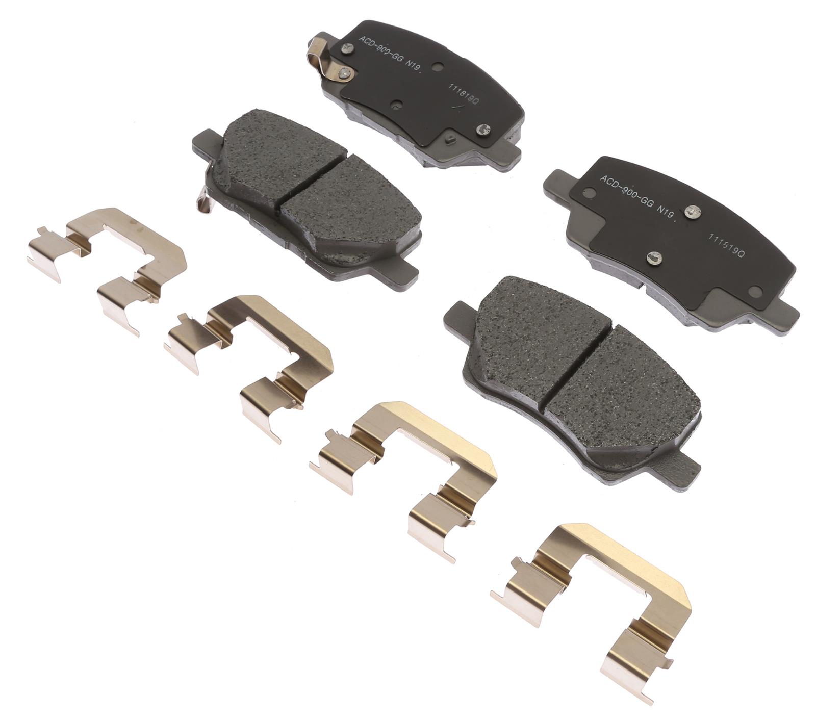 ACDelco 19422765 ACDelco Silver Brake Pads | Summit Racing