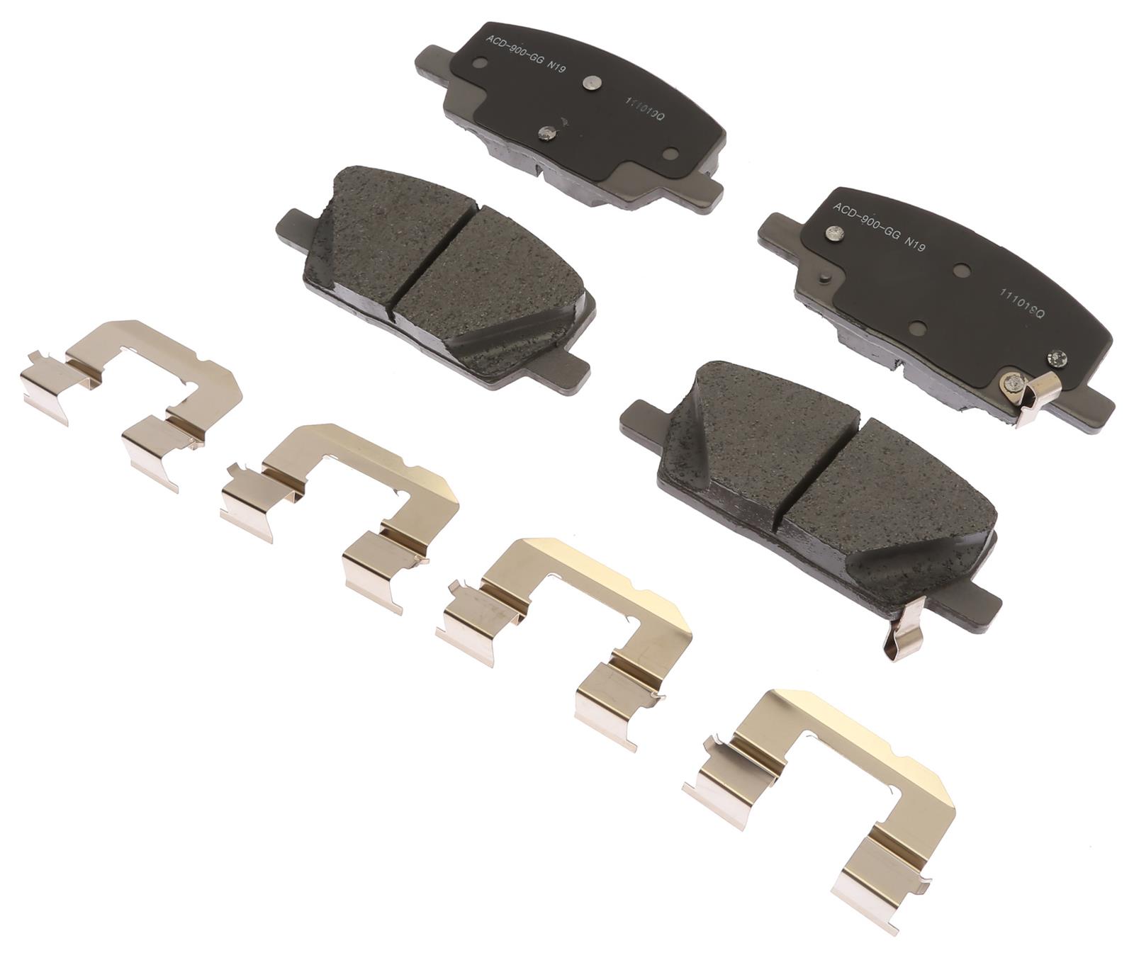 ACDelco 19422767 ACDelco Silver Brake Pads | Summit Racing