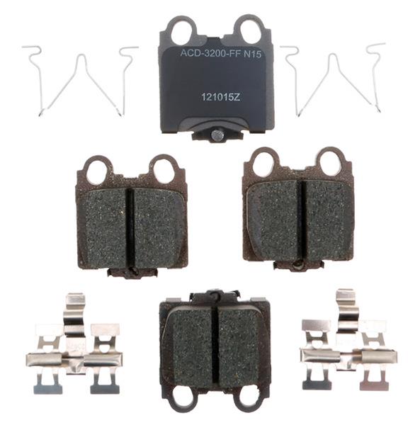 ACDelco 19339888 ACDelco Silver Brake Pads Summit Racing
