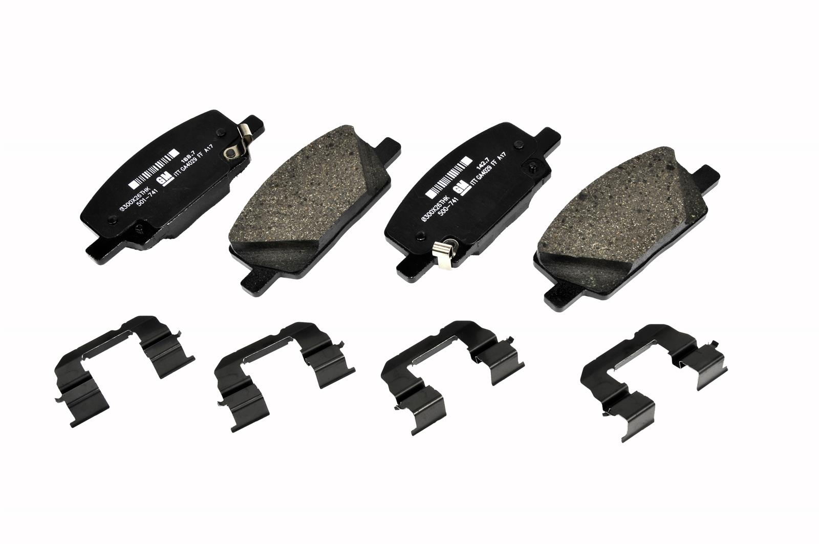 ACDelco 42566753 ACDelco GM Genuine Parts Disc Brake Pads Summit Racing