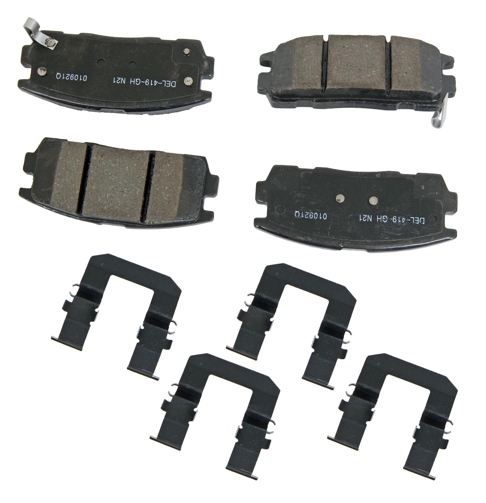 ACDelco 19427997 ACDelco Gold Ceramic Brake Pads | Summit Racing