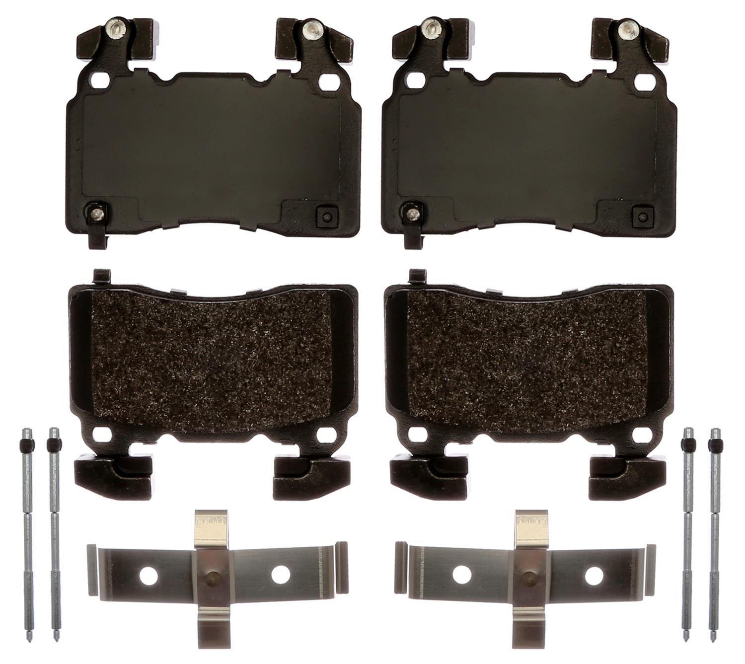 ACDelco 17D840M Professional Semi-Metallic Front Disc Brake Pad Set ACDelco 17D840M Professional Semi-Metallic Front Disc Brake Pad Set