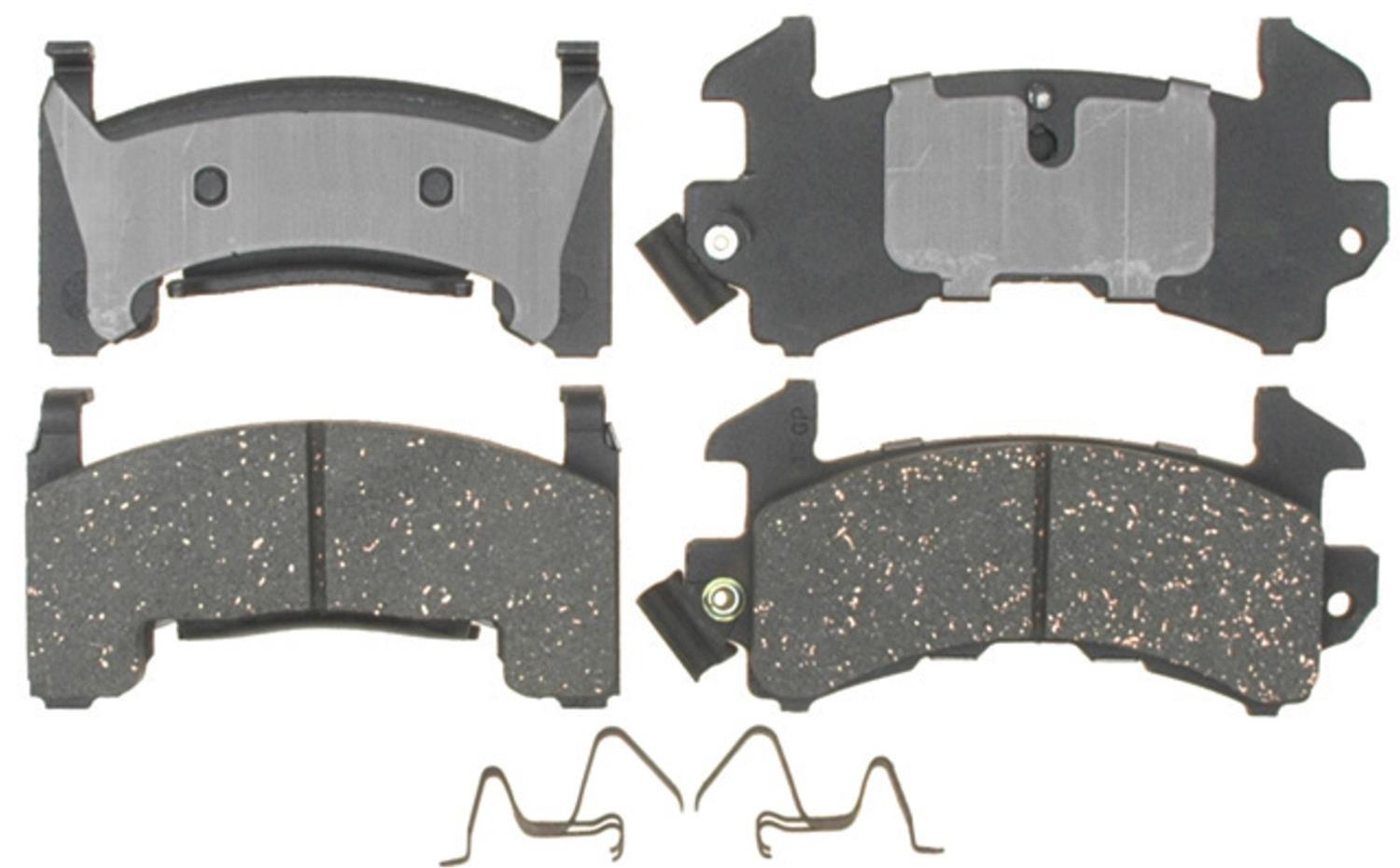 ACDelco 19342236 ACDelco Gold SemiMetallic Brake Pads Summit Racing