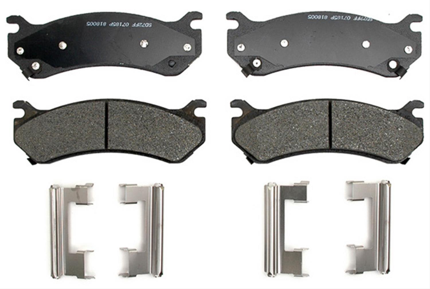 ACDelco 19142857 ACDelco Gold Semi-Metallic Brake Pads | Summit Racing