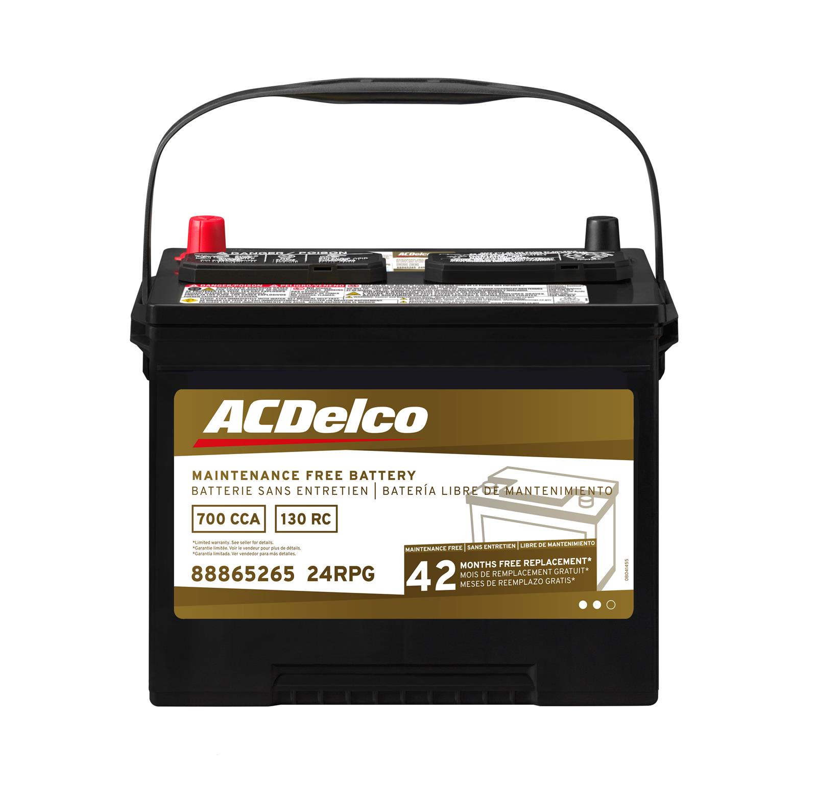 (24日迄セール)Assista DX26インチ　ゴールド8.7Ah ACDelco 88865265 ACDelco Gold Maintenance-Free Batteries | Summit