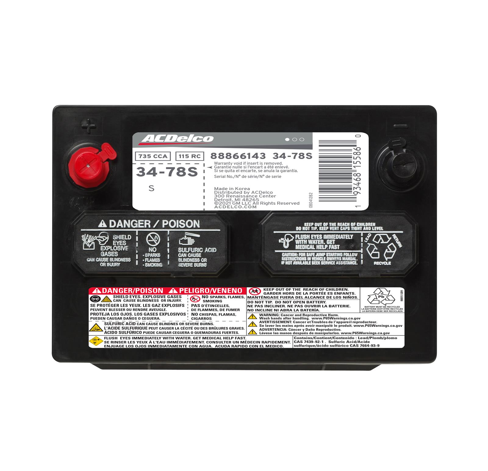 ACDelco 88866143 ACDelco Silver Advantage Batteries | Summit Racing