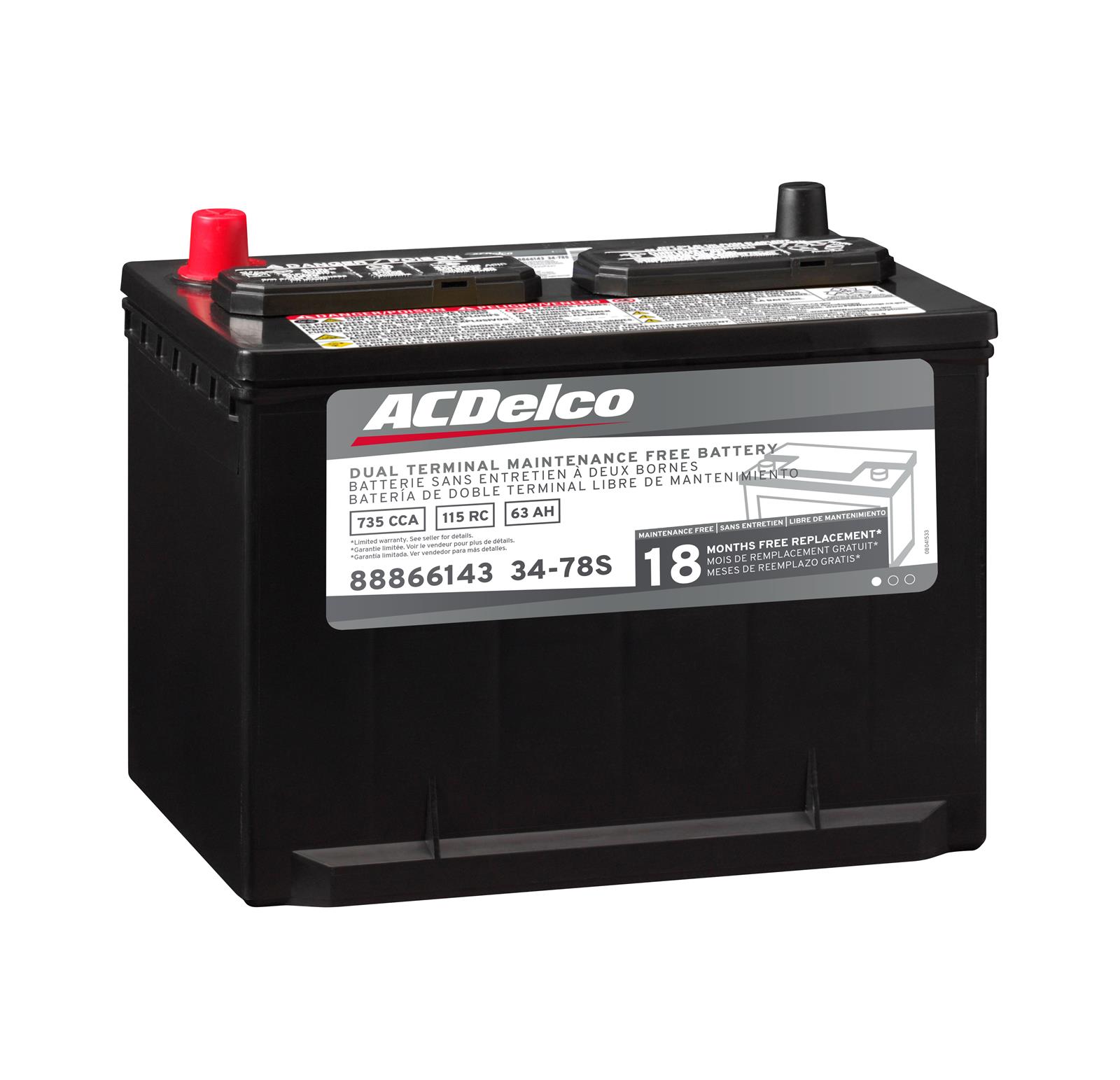 ACDelco 88866143 ACDelco Silver Advantage Batteries | Summit Racing