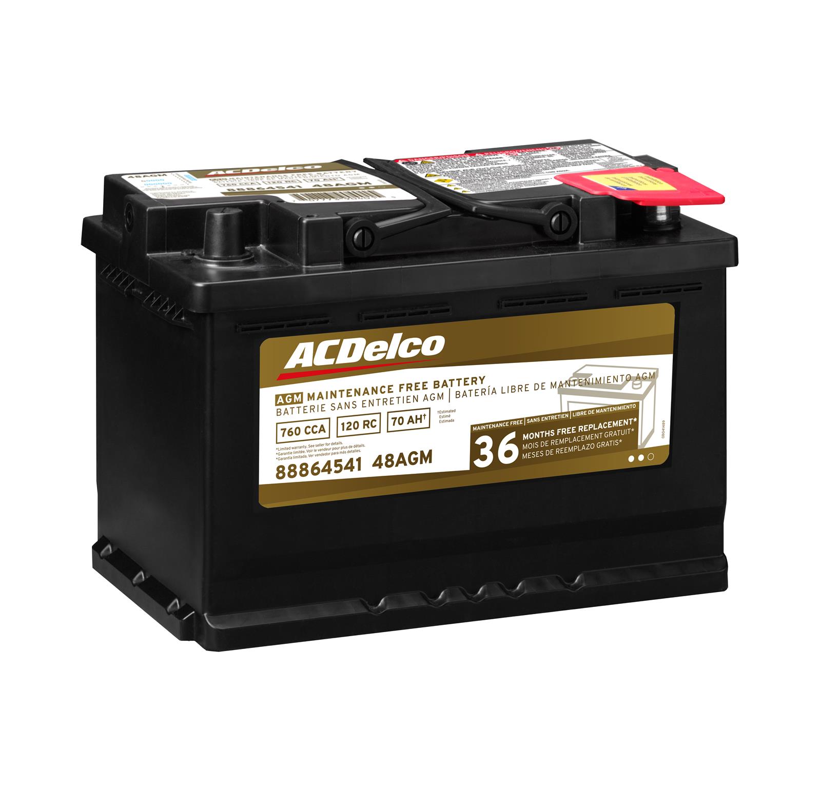 ACDelco 88864541 ACDelco Gold Automotive AGM Batteries | Summit Racing