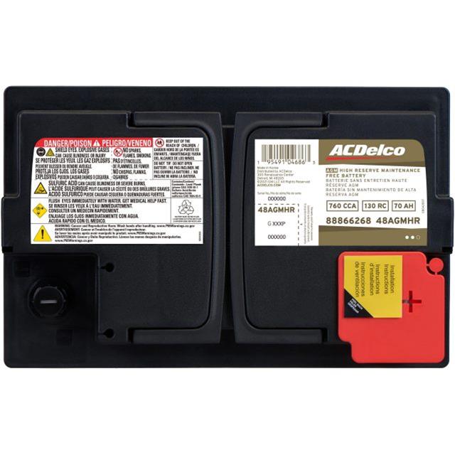ACDelco 88866268 ACDelco Gold Automotive AGM Batteries | Summit Racing