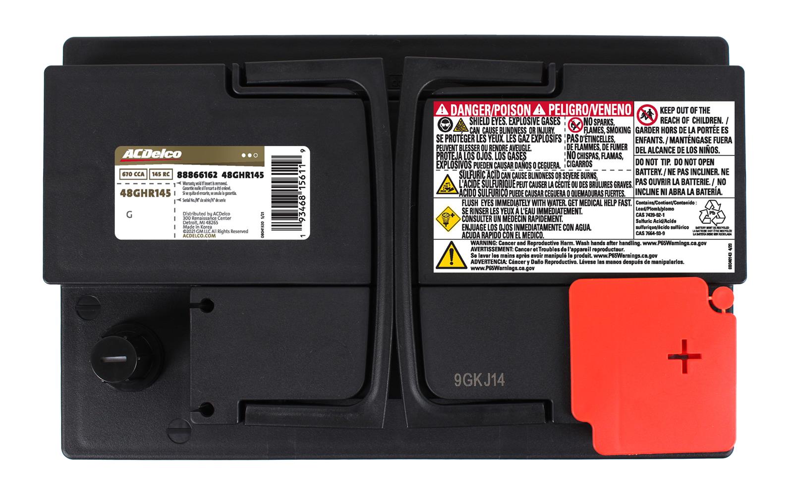 ACDelco 88866162 ACDelco Silver Advantage Batteries | Summit Racing