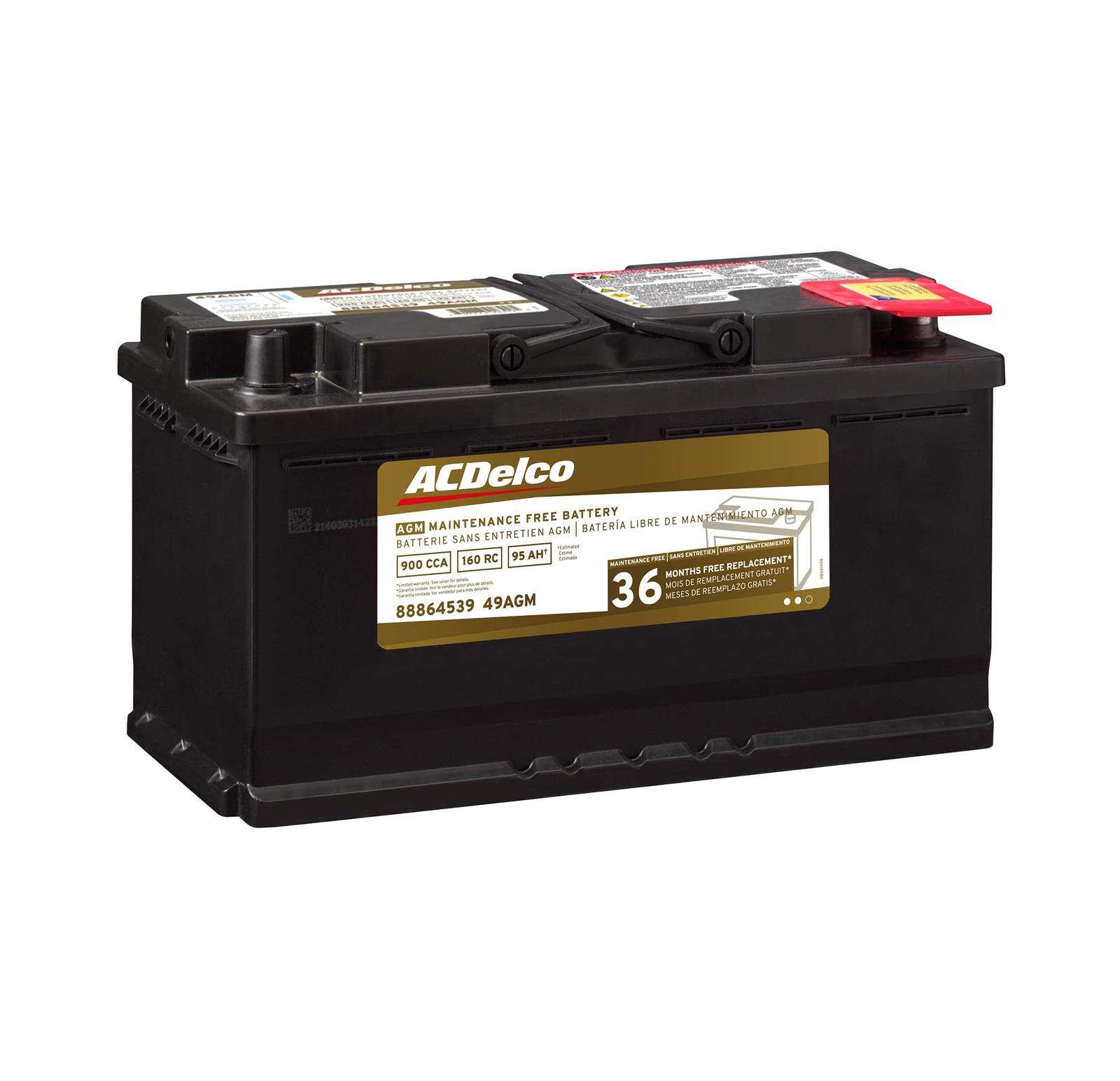 2017 BMW X5 ACDelco 88864539 ACDelco Gold Automotive AGM Batteries ...