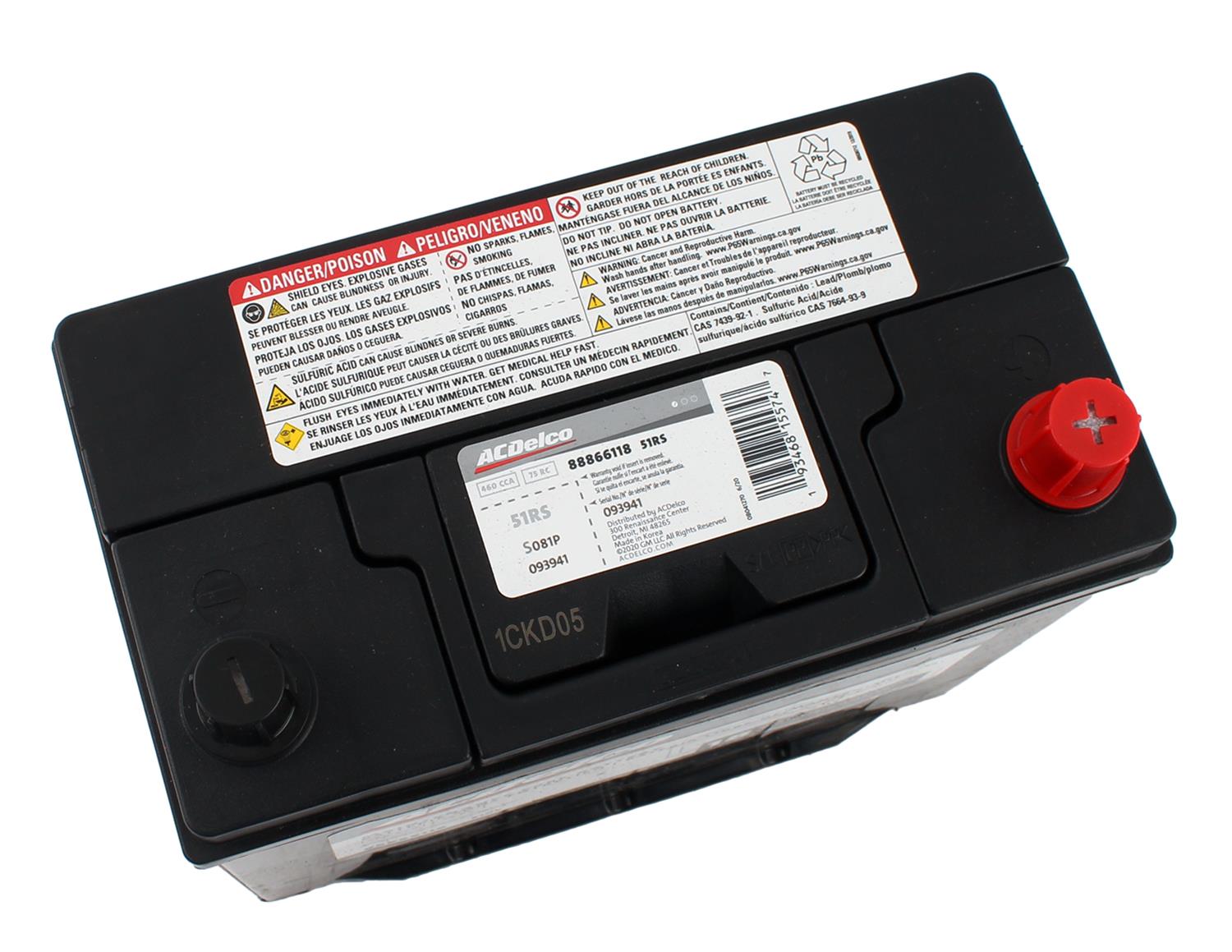 ACDelco 88866118 ACDelco Silver Advantage Batteries | Summit Racing