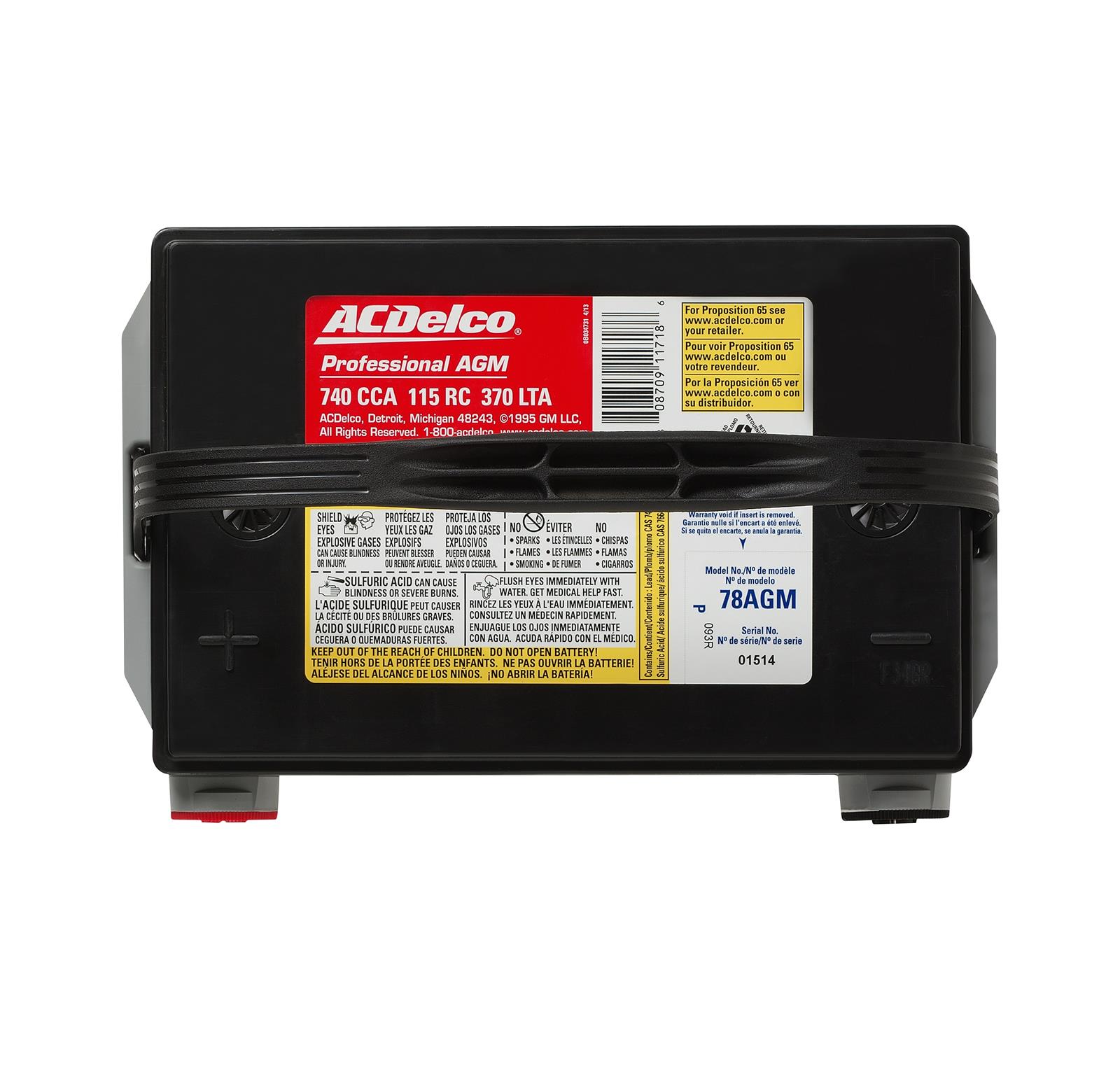 Acdelco 88863999 Acdelco Gold Automotive Agm Batteries Summit Racing 5955