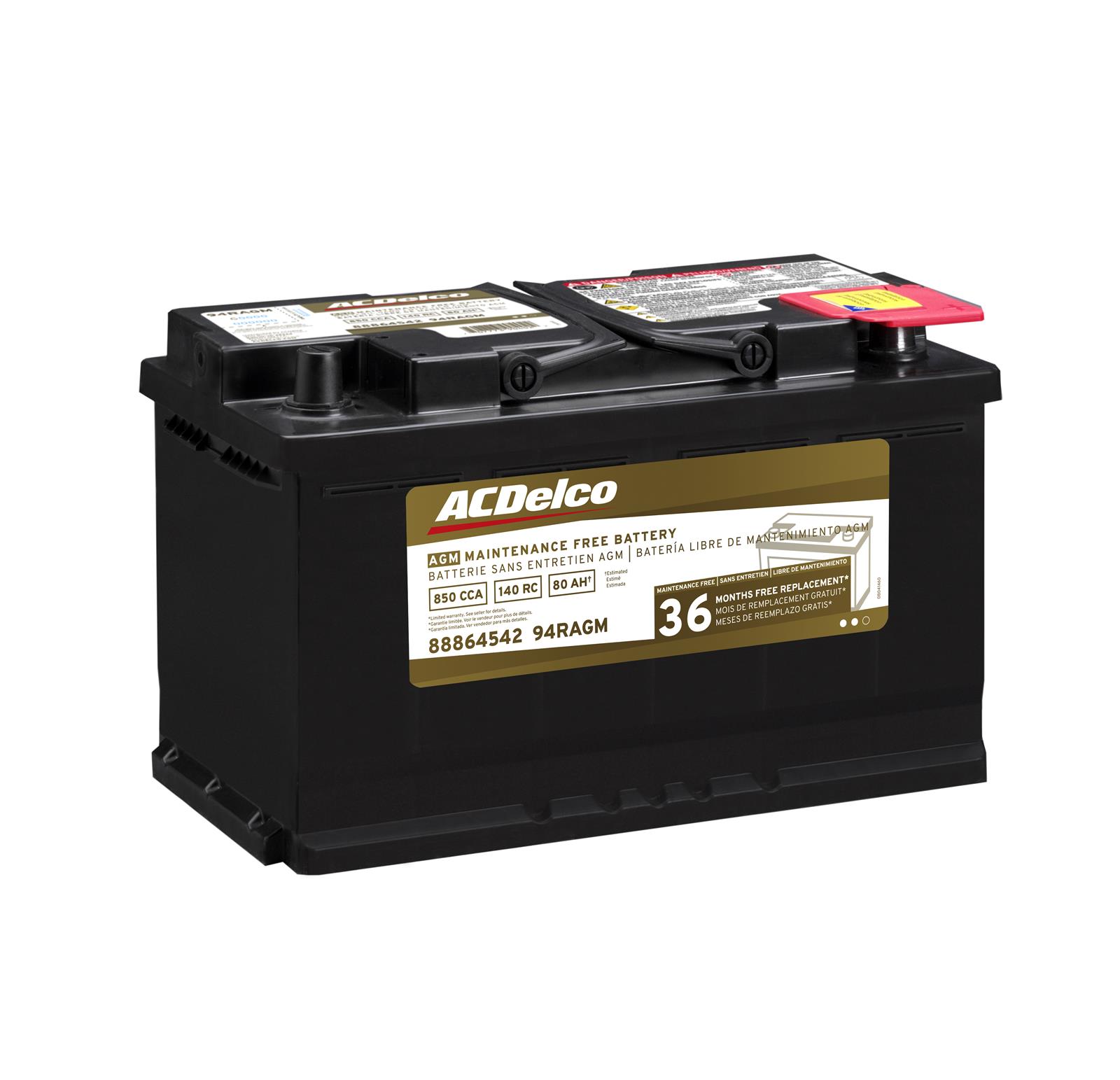 ACDelco 88864542 ACDelco Gold Automotive AGM Batteries | Summit Racing