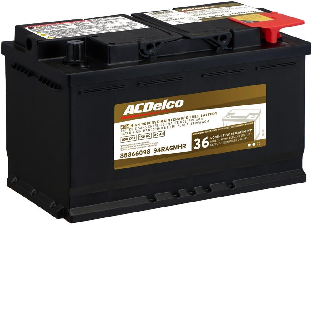 2021 Chevrolet Blazer Acdelco 88866098 Acdelco Gold Automotive Agm Batteries Summit Racing 0854